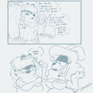 artist:shamelesss comics crossdressing garfield garfield_(series) odie // 666x666 // 239KB