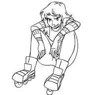 artist:megasweet pixar rollergrrl the_incredibles // 945x945 // 215KB