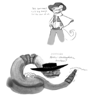 comics crossovers mr._colympus_2022 rango rattlesnake_jake spongebob_squarepants spongebob_squarepants_(series) // 857x888 // 241KB