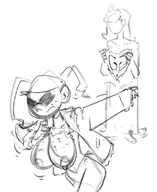 coc artist:hagfish audrey_page comics golden_girl sarah_sterling silver_queen the_developing_adventures_of_golden_girl // 654x800 // 137KB