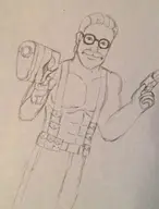 artist:panigocos cosplay duke_nukem ned_flanders the_simpsons // 540x711 // 79KB