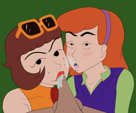artist:k@k daphne_blake fellatio scooby-doo velma_dinkley // 2638x2202 // 727KB