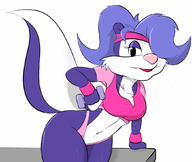 artist:davidsanchan fifi_la_fume looney_tunes tiny_toon_adventures // 1050x884 // 213KB