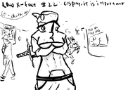 artist:terrible_the_drawfag bleach cosplay iara_dos_santos marvel sauron shark-girl tier_harribel x-men // 900x600 // 171KB