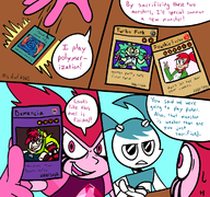 artist:capital-h comics crossovers demencia fink foster's_home_for_imaginary_friends frankie_foster jenny_wakeman ms._co_2021 my_life_as_a_teenage_robot ok_ko!_let's_be_heroes spinel steven_universe villainous! xj-9 yu-gi-oh // 1200x1124 // 658KB