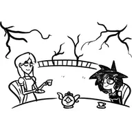 alice_liddell american_mcgee's_alice artist:arscomics crossovers i_can't_sleep nia // 756x729 // 138KB