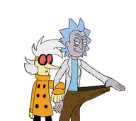 crossovers juice my_life_as_a_teenage_robot nora_wakeman parody rick_and_morty rick_sanchez rugrats // 600x533 // 127KB
