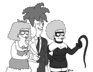 cosplay dc parody patty_bouvier selma_bouvier sideshow_bob spice sugar the_simpsons two-face // 954x740 // 245KB