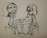 artist:swallow grojband mina_beff trina_riffin // 372x302 // 164KB