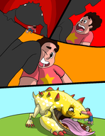 bronie_in_the_shadows comics crossovers donkey_kong mugly nintendo steven_quartz_universe steven_universe // 1487x1925 // 589KB