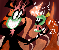 aku artist:augie_dogie crossovers looney_tunes marvin_the_martian mr._colympus_2023 samurai_jack // 1224x1024 // 1.1MB