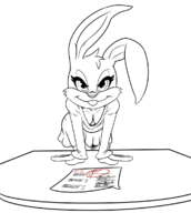 babs_bunny looney_tunes tiny_toon_adventures // 1050x1172 // 262KB