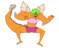 dakota_milton dakotazoid godzilla_(series) parody spacegodzilla total_drama // 3170x2569 // 679KB