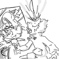 amethyst artist:terrible_the_drawfag flcl parody pearl steven_universe // 400x400 // 87KB