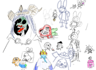 adventure_time banana_guard cake_the_cat finn_mertens fionna_campbell ice_king jake_the_dog ricardio the_lich // 1590x1152 // 661KB