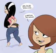 artist:jmd elastigirl helen_parr pixar the_incredibles violet_parr // 2268x2136 // 774KB