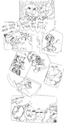 artist:akunim artist:terrible_the_drawfag chun-ni comics crossovers eddie_puss garfield garfield_(series) gumball_watterson harvey_beaks harvey_beaks_(series) miracle_star miriam_beaks mother_puss nicole_watterson nude the_amazing_world_of_gumball the_complex_adventures_of_eddie_puss topless // 464x892 // 185KB