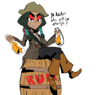 artist:terrible_the_drawfag buffalo_wing cosplay jack_sparrow long_gone_gulch pirates_of_the_caribbean zeigram_(colors) // 900x890 // 232KB