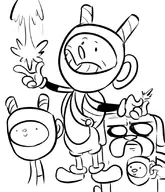 adventure_time cuphead cuphead_(series) finn_mertens fusion jake_the_dog // 705x821 // 208KB