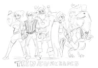 colette coc agnes chaptor cynthia_von_doom doomzula jetpack_viking justice_comrades nicky_two-vests val_yeager // 922x640 // 256KB