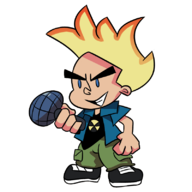 artist:bluejr friday_night_funkin' johnny_test johnny_test_(series) parody // 800x800 // 139KB