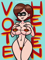 animated artist:electricsnake1 elastigirl helen_parr ms._co_2025 pixar the_incredibles // 1056x1386, 1.3s // 992KB