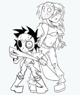 artist:niaceyanon cosplay crossovers friday_the_13th i_can't_sleep jason_voorhees lacey lacey_games nia // 923x1085 // 159KB