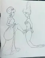 ariel cinderella crossovers disney futa the_little_mermaid // 1840x2361 // 2.8MB