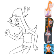 artist:smeet candace_flynn phineas_and_ferb // 3200x3200 // 2.6MB