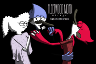 album_art cloudy_jay fleetwood_mac margaret_smith mordecai parody regular_show // 857x573 // 244KB
