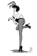 artist:ian_comics creepy_susie playboy_bunny the_oblongs // 864x1296 // 142KB