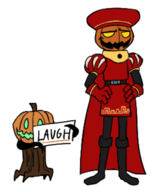 cosplay dreamworks jack_o'lantern lord_farquaad mr._colympus_2023 shrek_(series) the_grim_adventures_of_billy_&_mandy // 382x459 // 97KB