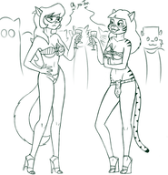 artist:redout callie_briggs caturday crossovers harmond swat_kats talespin // 1842x1909 // 883KB