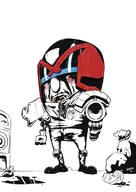 2000_ad artist:banth cosplay judge_dredd_(series) spongebob_squarepants spongebob_squarepants_(series) // 1158x1637 // 737KB