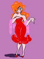 artist:cephalophilia fusion jessica_rabbit mgm red red_hot_riding_hood who_framed_roger_rabbit // 738x985 // 227KB