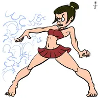 artist:lhk avatar:_the_last_airbender azula parody // 601x601 // 169KB