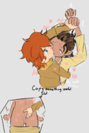 artist:darkthoughts61 bailey_briggs fingering makawalu_akana marvel spider-boy spider-girl // 2725x4060 // 2.8MB