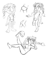 artist:drawfug_01 katie_power marvel power_pack // 1449x1726 // 864KB