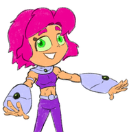 dc rule_63 starfire teen_titans_go // 860x864 // 434KB