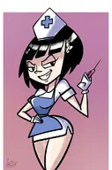 artist:atomickingboo detention nurse shareena_wickett // 773x1167 // 455KB
