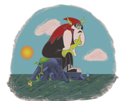 lord_hater parody the_thinker wander_over_yonder // 1440x1080 // 1.3MB