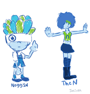 artist:jacinth noggin personification the_n // 1677x1750 // 478KB