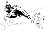 artist:terrible_the_drawfag crash_bandicoot crash_bandicoot_(series) crossovers dc lobo // 1700x1200 // 525KB