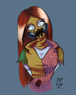 artist:tullymonst3r dc fusion sally scarecrow the_nightmare_before_christmas // 1626x2023 // 2.0MB