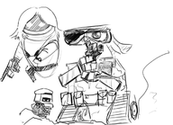 big_boss eve metal_gear mo parody pixar revolver_ocelot wall-e // 683x496 // 159KB