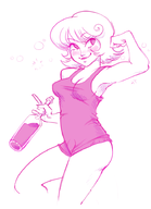 angel_(artist) homestuck roxy_lalonde // 660x912 // 192KB