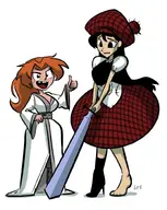 artist:ics cosplay jack rule_63 samurai_jack the_scotsman // 800x1003 // 152KB