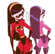 artist:brokenlynx pixar the_incredibles violet_parr // 1035x1000 // 203KB