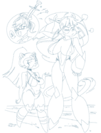 coleen colette coc artist:pennc dr._prof._clawdia_mcmechaknickers justice_comrades // 694x905 // 175KB