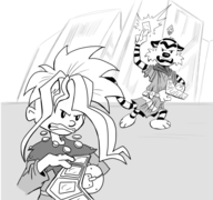 calvin calvin_and_hobbes hobbes parody yu-gi-oh // 592x554 // 152KB